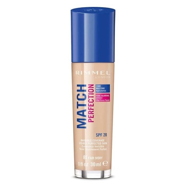 Rimmel Match Perfection Foundation 081 Fair ivory 30 ml - 34778804081