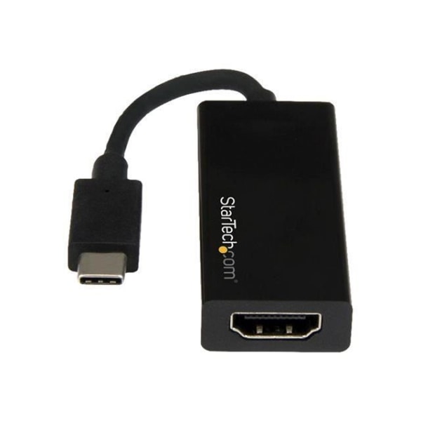 STARTECH.COM USB-C till HDMI-videoadapter - M/F - Ultra HD 4K - Svart