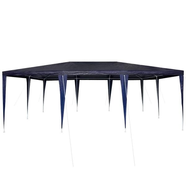 Festtält - 6x4 m - Blå - Polyester - Självbärande Blå