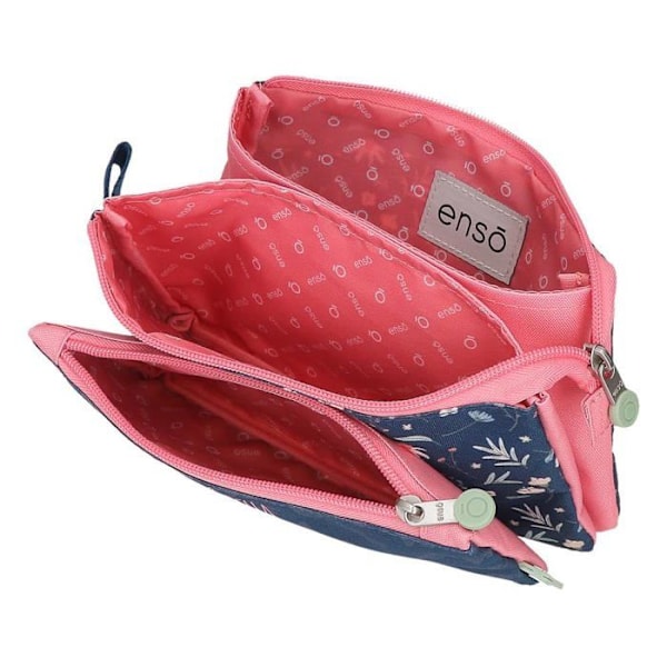 Enso - 9574321 - Ciao Bella Trousse Triple Blå 22 x 12 x 5 cm Polyester, Blå, En storlek, Trousse Triple