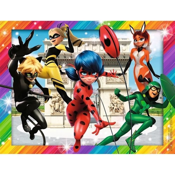 MIRACULOUS 30 bit pussel - Ladybug och hennes superhjältevänner - Nathan