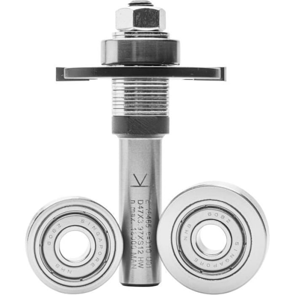 Frais med trä för lamello Karbide Svans S 12 mm, Diameter D 47 mm
