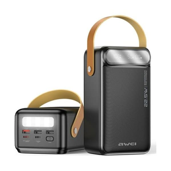 Batteri Extern Awei P101K 60 000 Mah 22,5 W För Iphone Och Android, Snabb