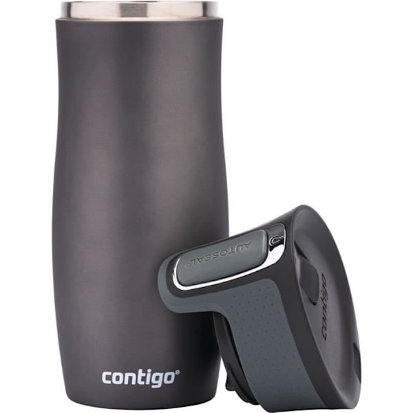 CONTIGO - Termomugg - West loop - gunmetall pistol metall