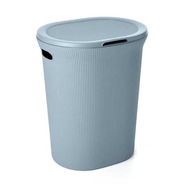 Tvättkista - TATAY - Baobab blue mist - 40L - Contemporary - Tvättstugatillbehör Baobab blå dimma