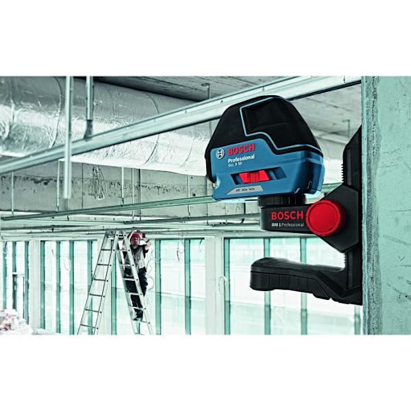 Mångsidig linjelaser - BOSCH PROFESSIONAL - GLL 3-50 - Batteri - Vinkel och nivå - Räckvidd 50 m