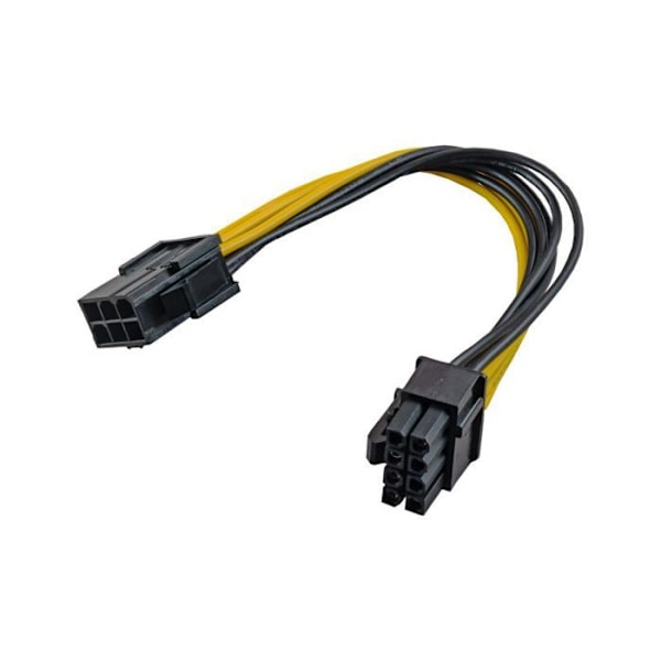 Akyga integrationskabel - AK-CA-07 - 6-stift PCI-E till 8-stift PCI-E adapterkabel 20 cm