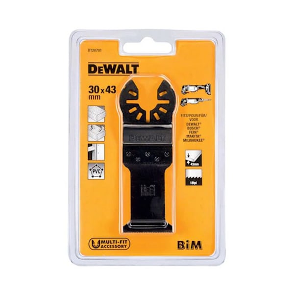 Lame bi-métal för Multicutter DEWALT - 67 x 30 mm - DT20703
