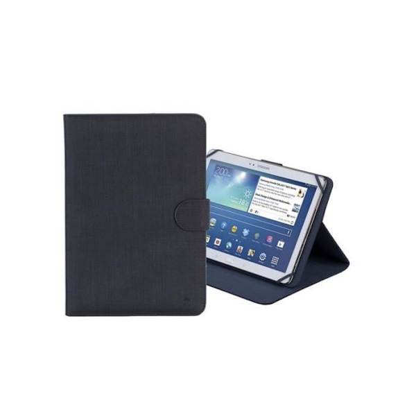 RIVACASE Biscayne 10,1'' Universal Tablet Case - Textured Black Texturerad svart
