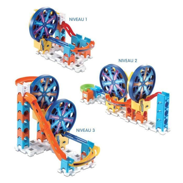 Marble Track - VTECH - Marble Rush - Motoriserade hjul - Blå - Barn - Blandat - Flerfärgad Flerfärgad