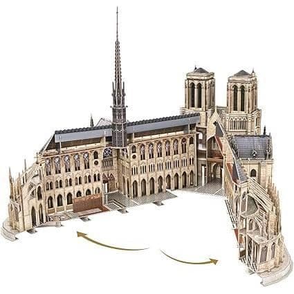 Mgm - 3D-modell Notre Dame de Paris 293 delar