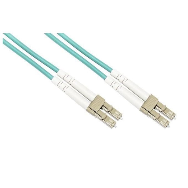 Multimode LSZH Duplex OM3 50-125 fiberoptisk kabel, LC-LC, 100 m.