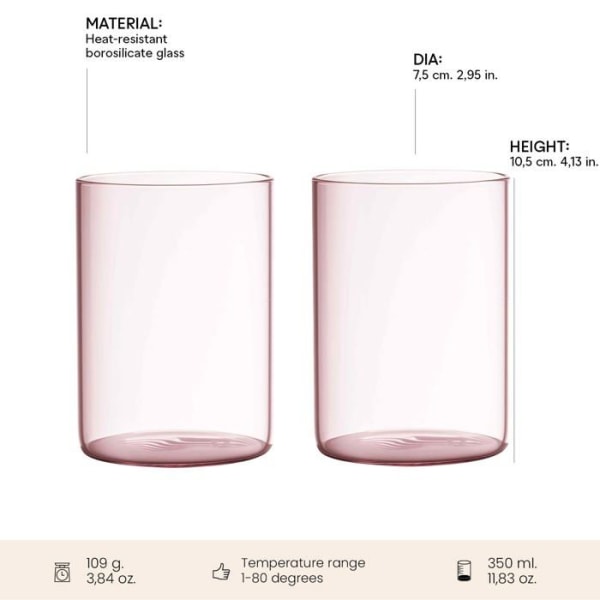 Cocktailglas - aperitifglas Designbokstäver
