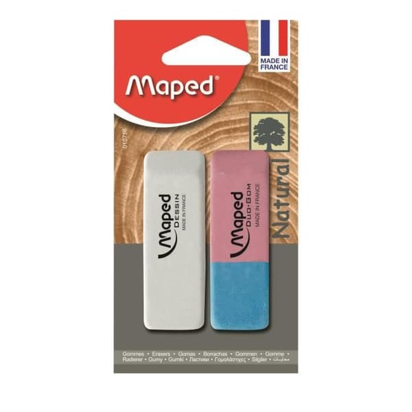 MAPED - Ritsuddgummi + blistergummi duo