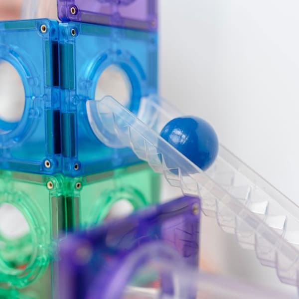 CONNETIX Byggnadsplattor Magnetiska Regnbåge Balle Kurs Paket, 92 Stycken Regnbåge
