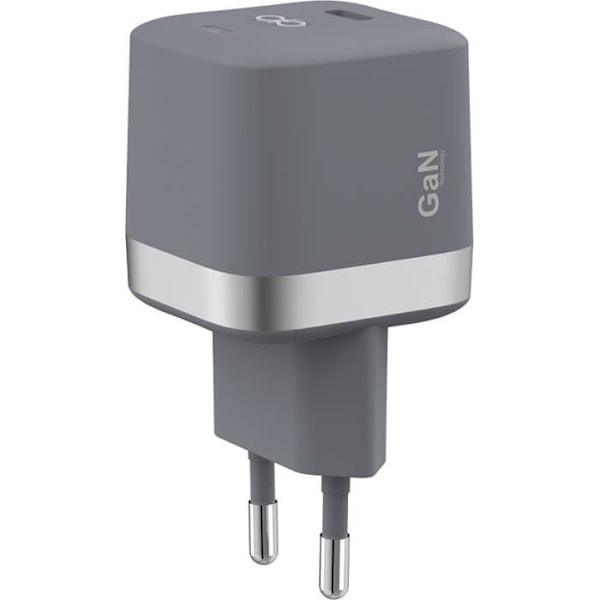 Hemladdare Garanterat hela livet dual USB C PD 30W Grey Force Power