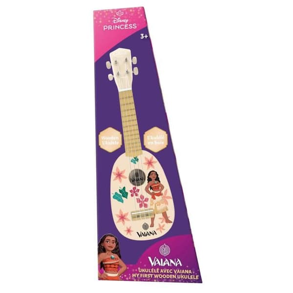 Ukulele - Vaina - Nylonsträngar - 21''/53 cm - För barn BEIGE