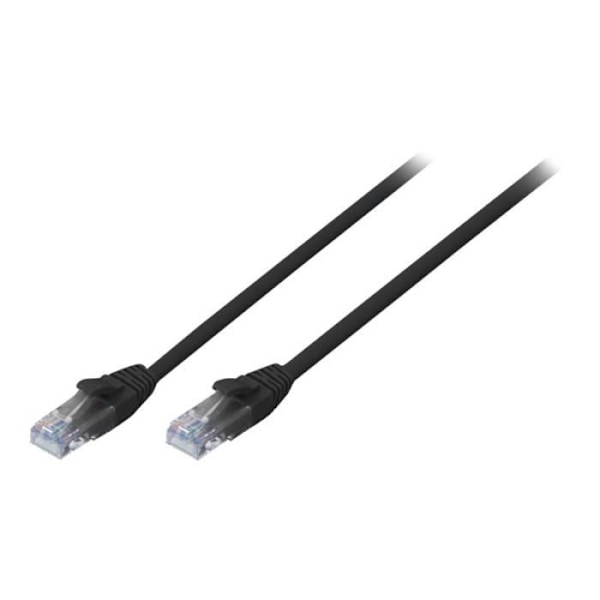 Lindy Nätverkskabel RJ-45(M) till RJ-45(M) 50cm UTP CAT 6 Gjuten Hookless Locked Black