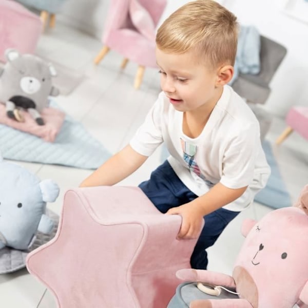 Lil Soffa Barnpuff - ROBA - Star Shape - Rosa Rosa - Mauve