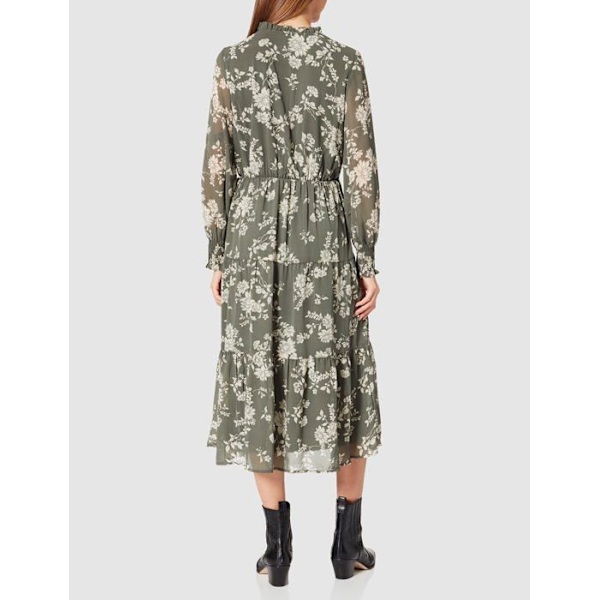 Vero moda klänning - 10258404 - Vmmia Ls kalvklänning WVN GA LCS damklänning Laurel Wreath/PDO:mia S