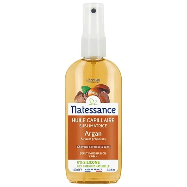 Argan Hair Beauty Oil - NATESSANCE - 160ml - Glans, näring, skydd
