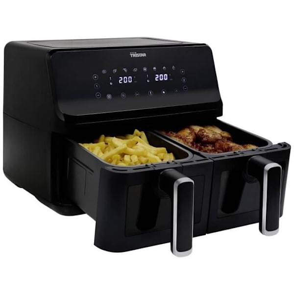 Tristar FR-9040 Dubbelfritös 2700 W fläktfunktion, timerfunktion, non-stick beläggning, förval