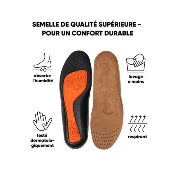 Bama Balance Comfort innersula, premium innersula för extra komfort vid varje steg, unisex, brun Orange 37