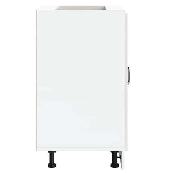 vidaXL Underskåp för diskho Kalmar vit glans 60x46x81,5 cm 853439
