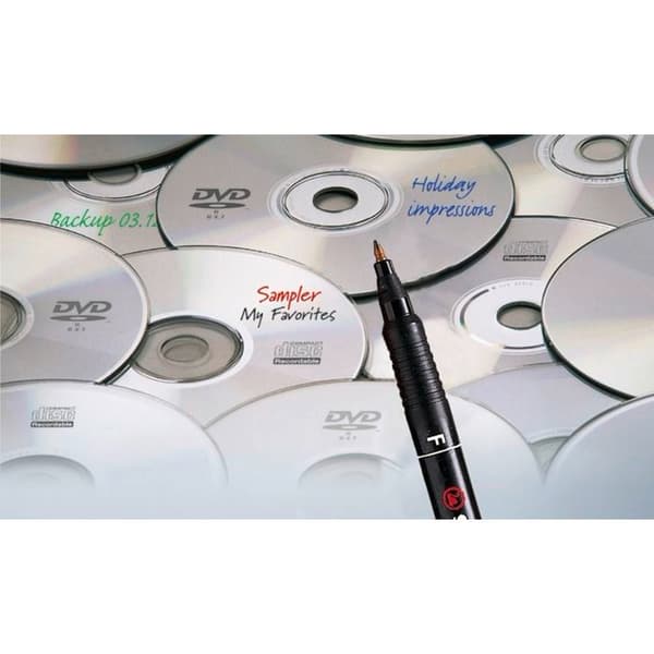 Permanent markers - Staedtler - Case of 4 markers - Permanent ink - Multi-surfaces - Mixed