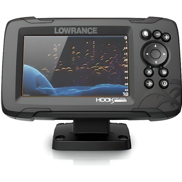 LOWRANCE Hook Reveal 5" GPS Combo Fishfinder - Splitshot ekolod SVART