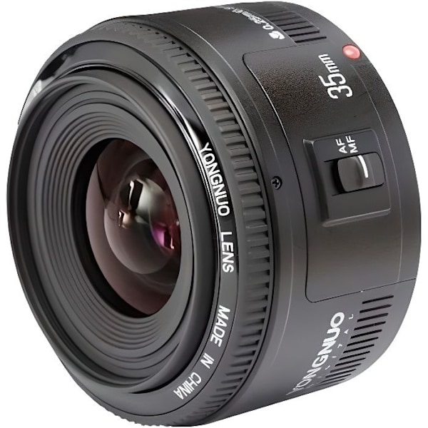 YONGNUO YN35mm F2 vidvinkelobjektiv för Canon DSLR-kamera