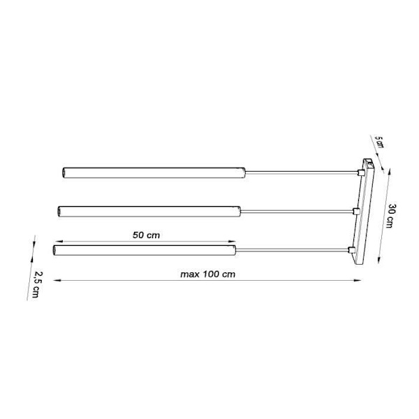 PASTELO 3 pendellampa - SOLLUX - Modern - Vit - G9 - 40W