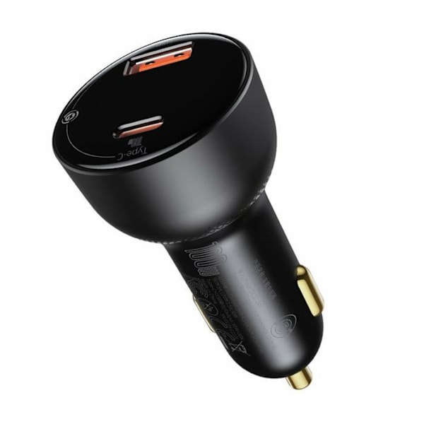 USB C Bilstickladdare 100W, USB PPS QC4.0 PD3.0 Snabbladdare för bil, Superladdare Kompatibel