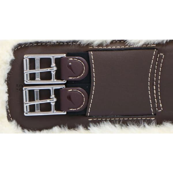 Sangle bavette eQuick ES Country fluffy - 60 cm brun