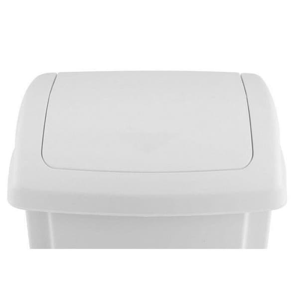 Swing Bin 15l 1346 Vit Plast Team