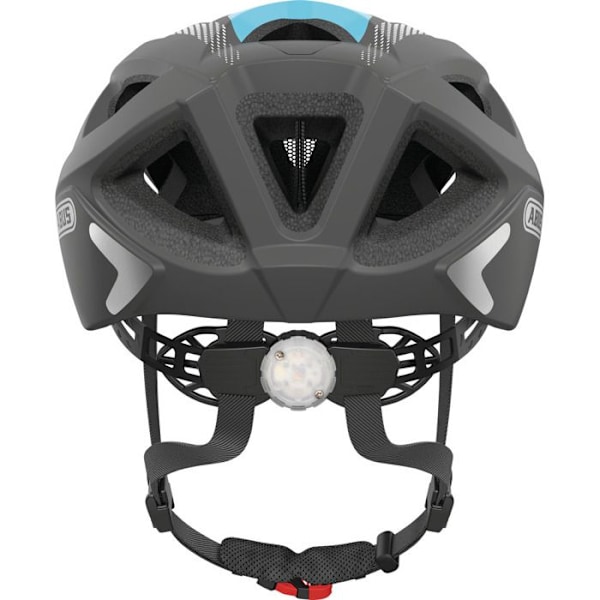 Cykelhjälm - Abus - Aduro 2.0 - Optimal komfort - Effektiv ventilation - Färg tävlingsgrå raya grå M