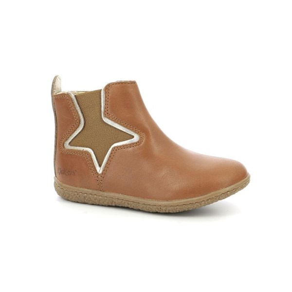 KICKERS Boots Vermilion camel kastanj 37