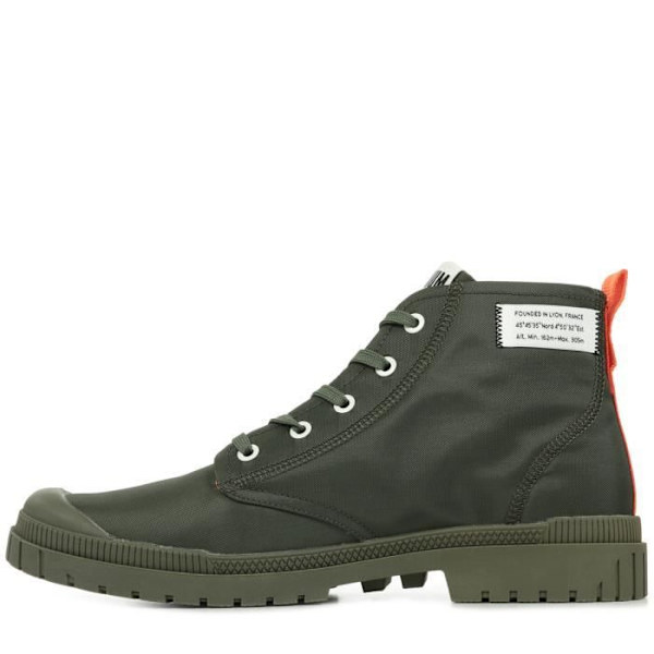 Stövlar - Palladium - SP20 Overlab - Klackhöjd 2 cm - Unisex - Snörning oliv natt 44