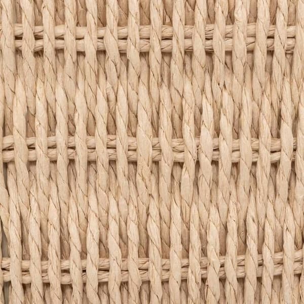 Skrivbordskorg "Kord" i flätat papper - 5five beige