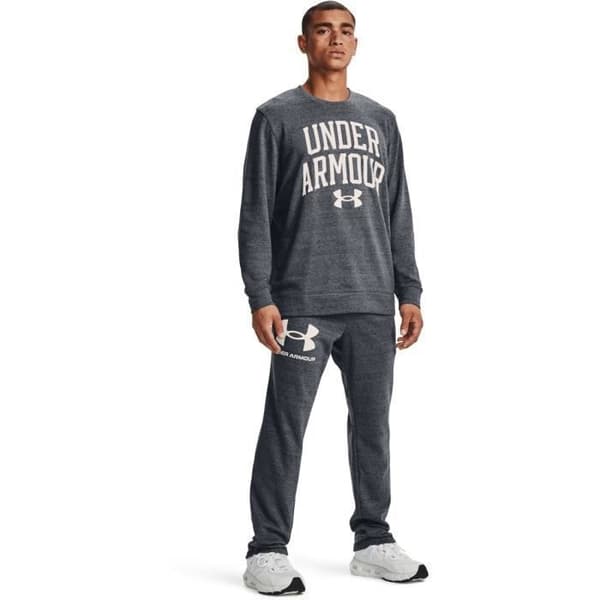 Under Armour Rival Terry Crewneck Sweatshirt - Mörkgrå/Vit - 3XL Mörkgrå/vit M