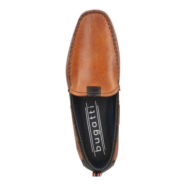 Mocassins Chesley Bugatti ref 52673 Kognac 6300 konjak 42