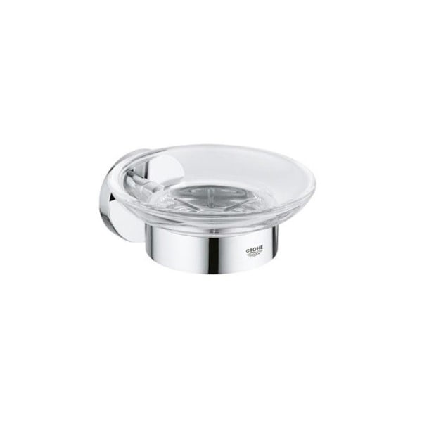 Tillbehörsset - GROHE - Essentials - Krom - Rostfritt stål - Fläckbeständighet Krom