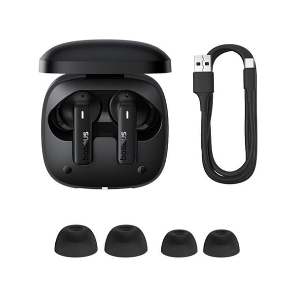 Trådlösa hörlurar - Baseus - Bowie E19 - Bluetooth 5.3 - True Wireless - IPX5 Vit