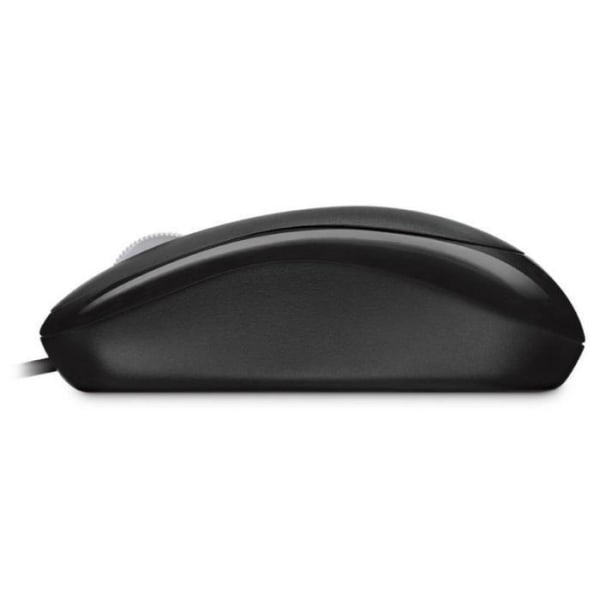 MICROSOFT Basic Optimal Mouse - Optisk mus - 3 knappar - Kabelansluten USB - Svart