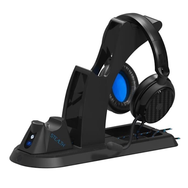 PS5 laddstation och integrerat headset - Stealth