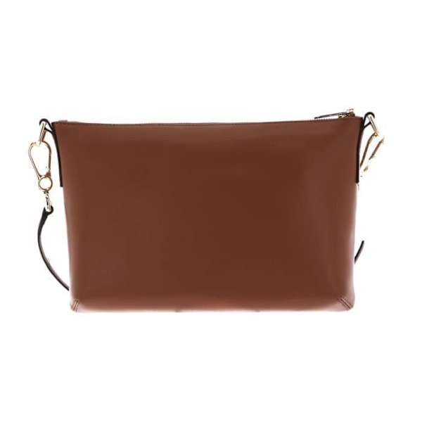 Axelväska - MANDARINA DUCK - Luna Pochette - Kalvläder - Karamellkaffe - 27x20x6 cm kastanj