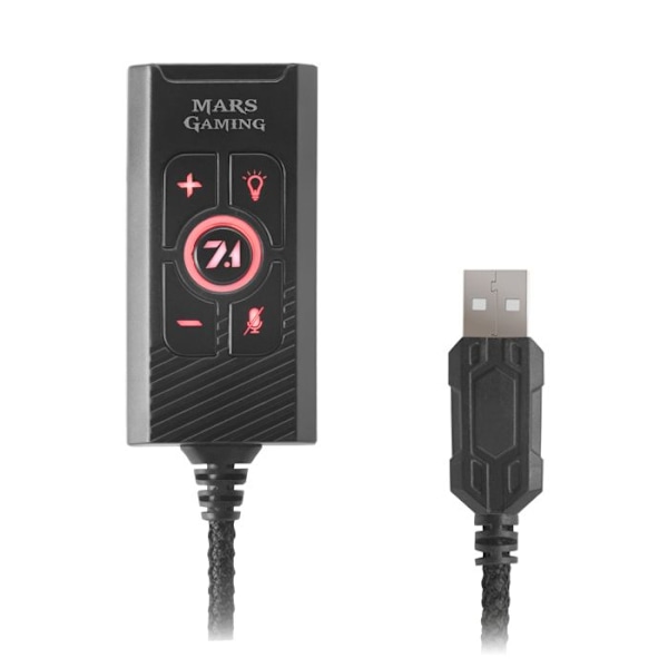 Extern USB-ljudkort - Mars Gaming - MSC2 - 7.1 Surround - Multiplattformskompatibilitet - Svart