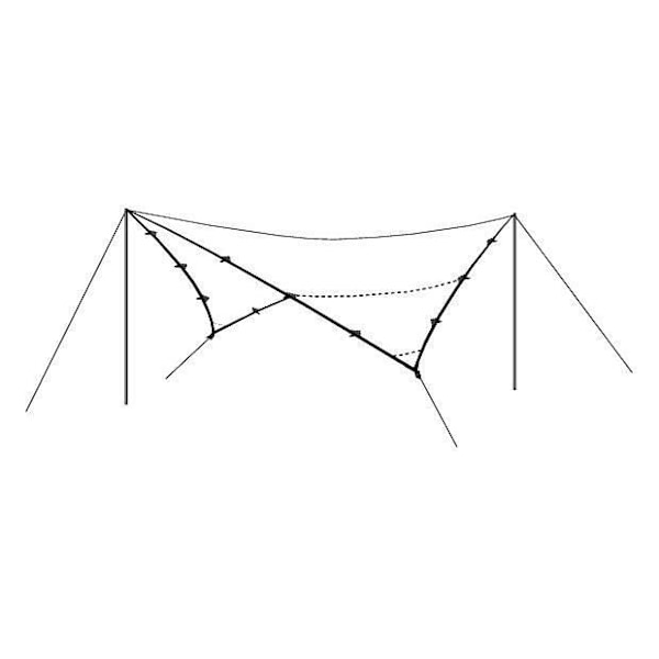 Tarp 4x4 - ROBENS - Polycotton - Kompakt och lätt Sand