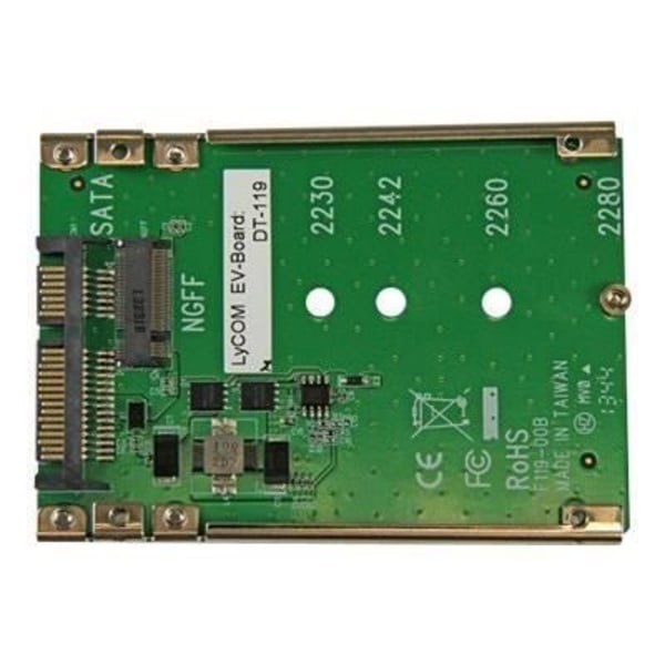 STARTECH M.2 NGFF till SATA 2,5" SSD-adapter - 2,5 tums M2 till SATA SSD-konverterare