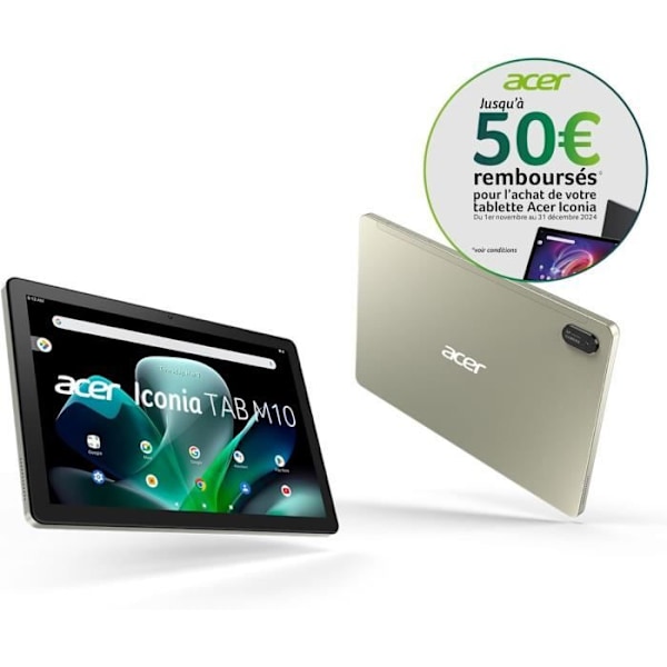 Tablett - ACER - Iconia Tab M10-11 - 10,1'' WUXGA IPS - RAM 4 GB - SSD 128 GB